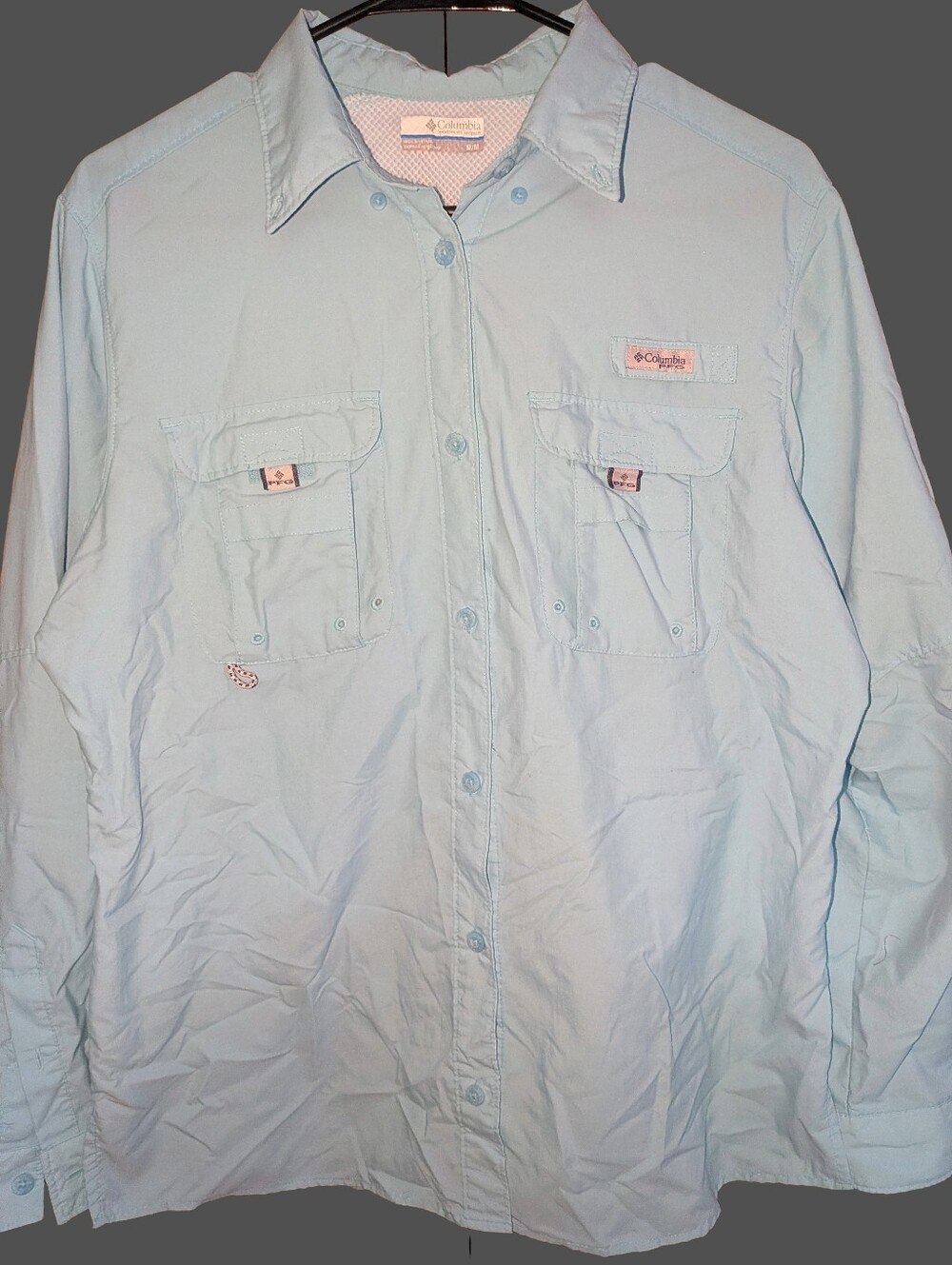 Columbia Light Blue Women's Utility Top